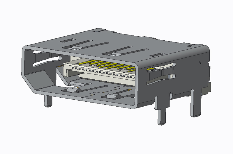 DP 90 degree SMT without flipping, foot length 2.0