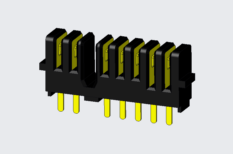 电池座 7P Female PH2.0 180°DIP